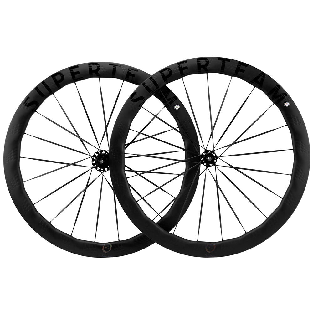 Superteam S-ALL CARBON 碳纖維公路車輪組(C25-50 RIM)【兩款顏色