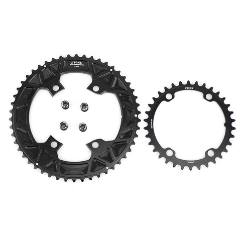 STONE Double Chainring BCD110x4 齒片【 for SHIMANO R7100 R8100 R9200】