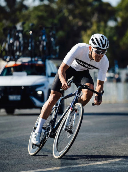 Souke Sports "Rounder" Unisex Cycling Jersey CS1182 White騎行服/車衣