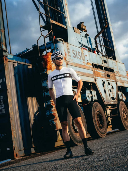 Souke Sports "Rounder" Unisex Cycling Jersey CS1182 White騎行服/車衣