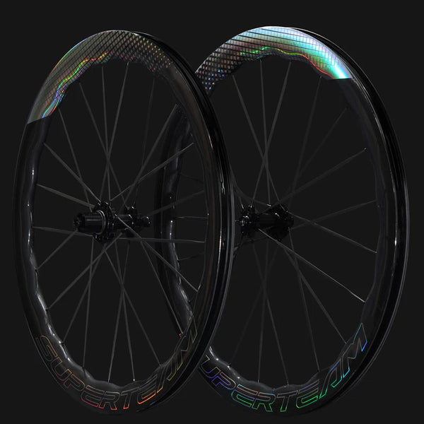 Superteam S-ALL Carbon D28-50 Shine Decals碳纖維公路車輪組(Disc)