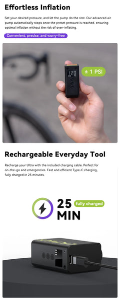 CYCPLUS TINY E-PUMP AS2 Ultra電動打氣筒