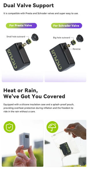 CYCPLUS TINY E-PUMP AS2 Ultra電動打氣筒