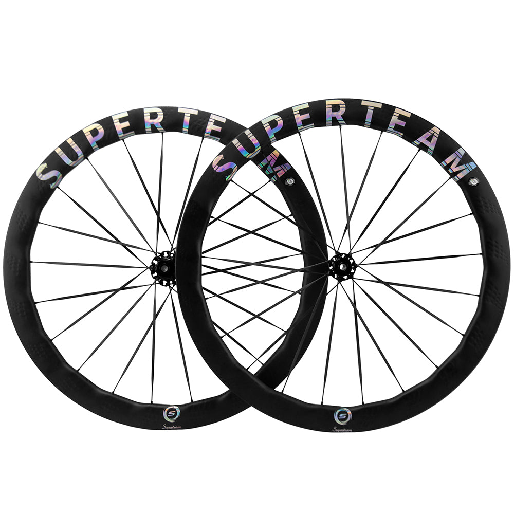 Superteam S-ALL CARBON 碳纖維公路車輪組(C25-50 RIM)【兩款顏色