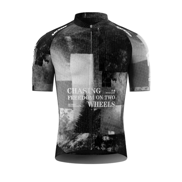 Souke Sports Chasing Freedom Jersey CS1172-BLACK騎行服/車衣