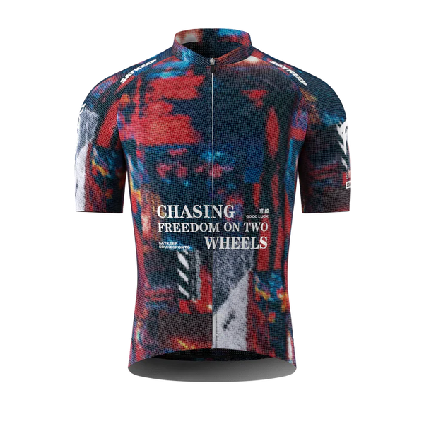 Souke Sports Chasing Freedom Jersey CS1172-Red騎行服/車衣