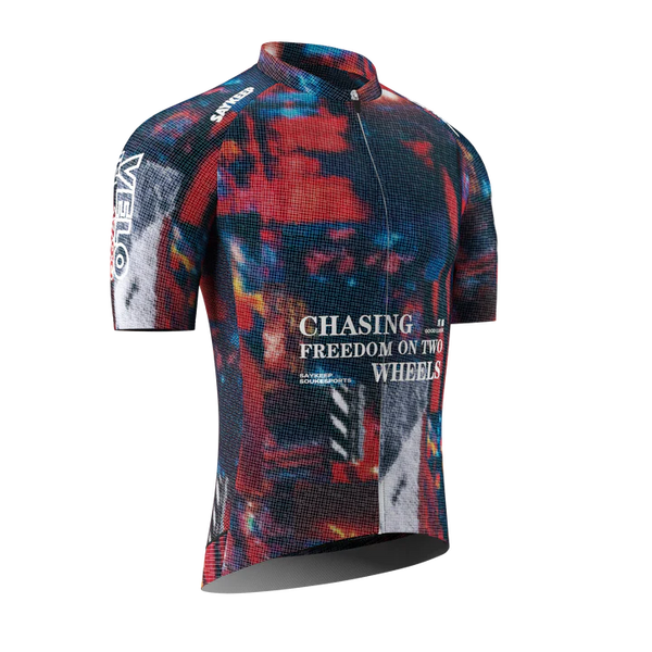 Souke Sports Chasing Freedom Jersey CS1172-Red騎行服/車衣