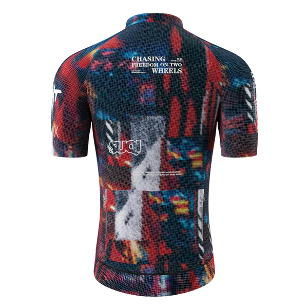 Souke Sports Chasing Freedom Jersey CS1172-Red騎行服/車衣