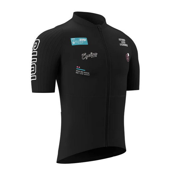 Souke Sports Speed & Passion Unisex Cycling Jersey CS1176 Black騎行服/車衣