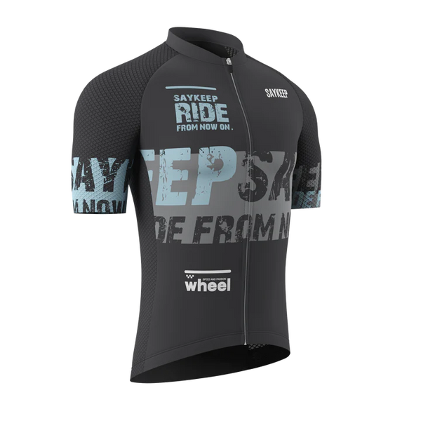 Souke Sports Ride From Now On" Unisex Short Cycling Jersey CS1178-Grey騎行服/車衣