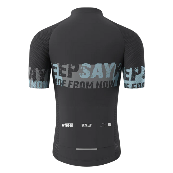 Souke Sports Ride From Now On" Unisex Short Cycling Jersey CS1178-Grey騎行服/車衣