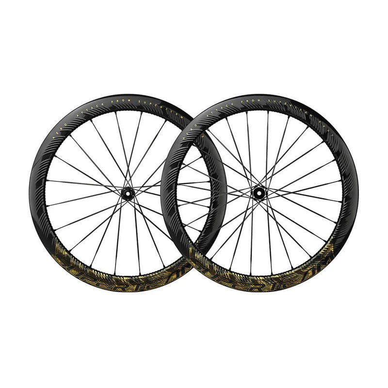 Superteam S-ALL Carbon EVO Ⅱ D30-50 DISC Brake Gold Decals公路輪