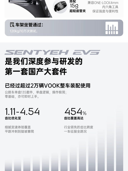 【NEW】VOOK V8 輕量碟煞公路車【高性能款】