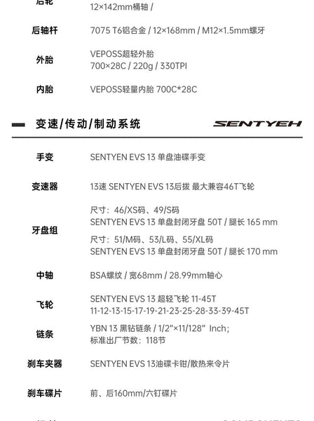 【NEW】VOOK V8 輕量碟煞公路車【高性能款】