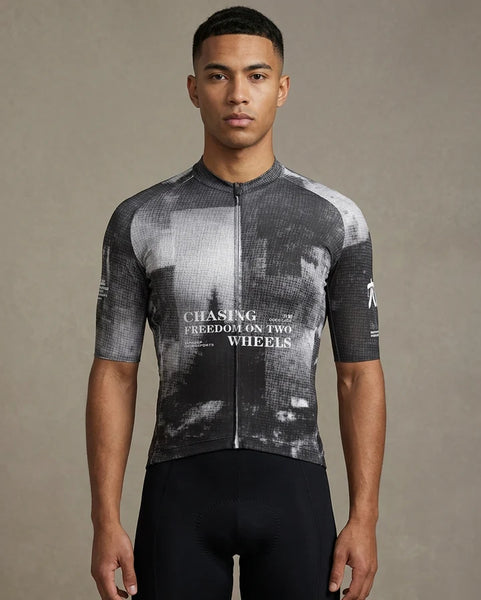 Souke Sports Chasing Freedom Jersey CS1172-BLACK騎行服/車衣