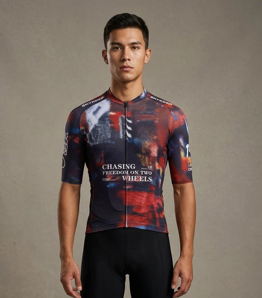 Souke Sports Chasing Freedom Jersey CS1172-Red騎行服/車衣