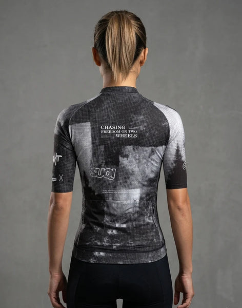Souke Sports Chasing Freedom Jersey CS1172-BLACK騎行服/車衣