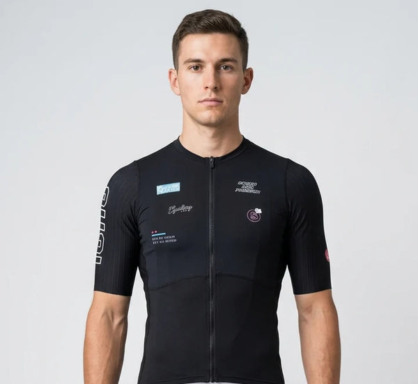 Souke Sports Speed & Passion Unisex Cycling Jersey CS1176 Black騎行服/車衣