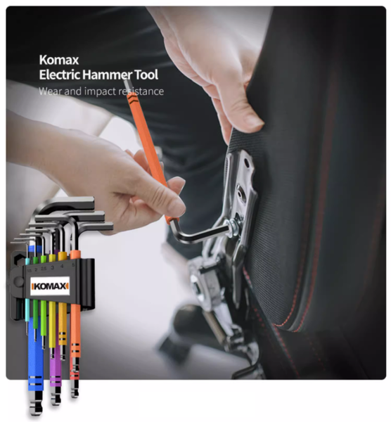 KOMAX彩色六角匙工具套裝