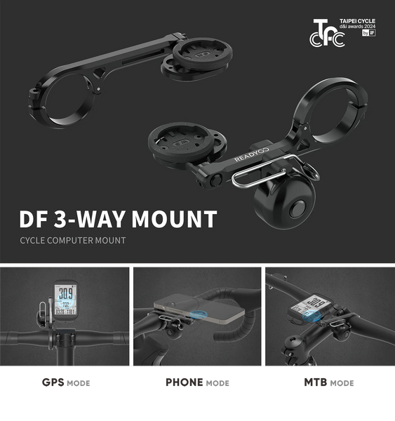 ReadyGo DF 3-WAY 數位支架(可裝車鈴)