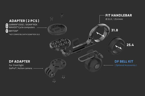 ReadyGo DF 3-WAY 數位支架(可裝車鈴)