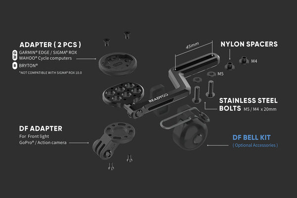 ReadyGo DF 數位支架【一體把專用】(可裝車鈴)