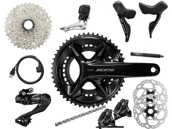 Shimano 105 Di2 R7100 Disc 12-speed 變速套件– CHRIS CYCLE