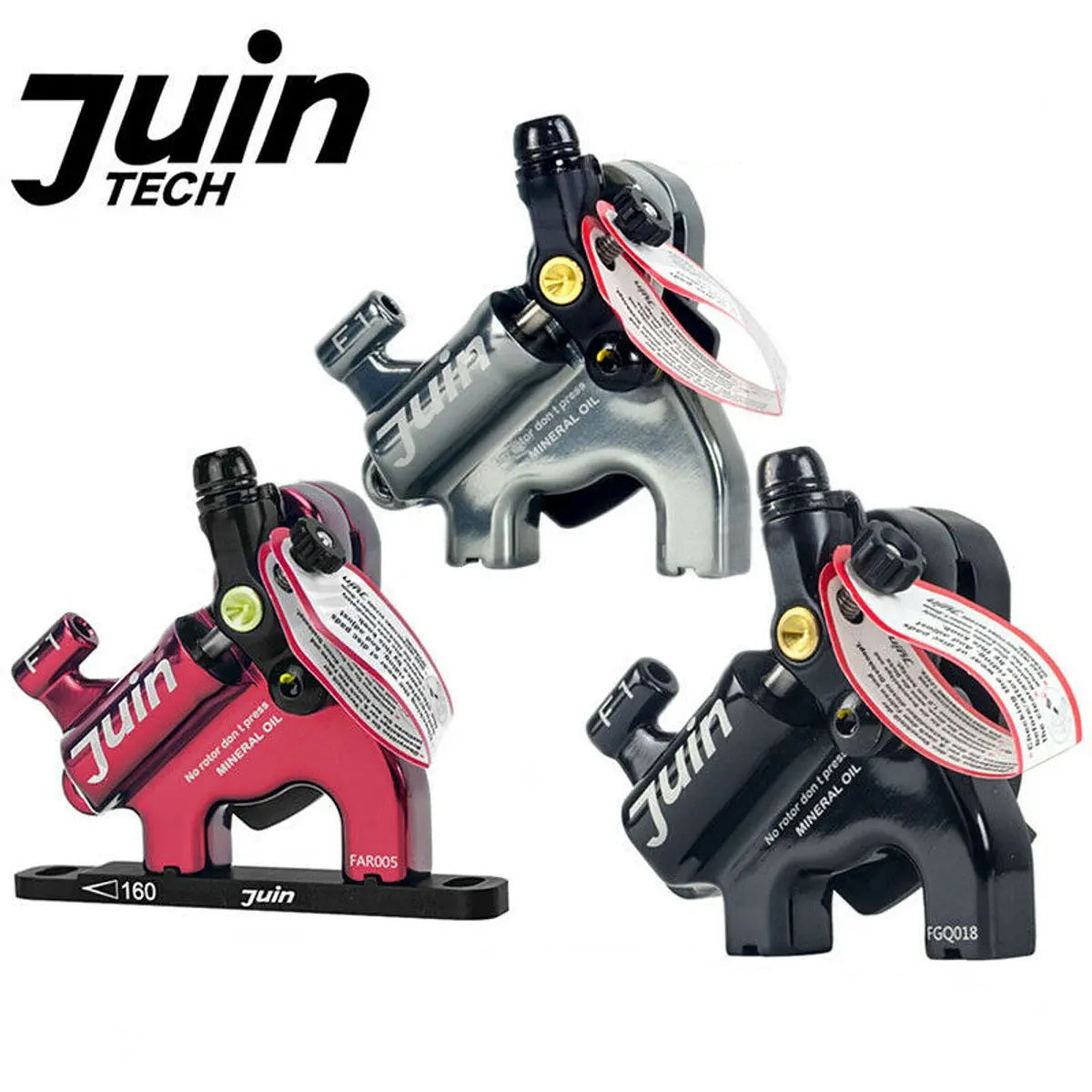 JUIN-TECH F1 線控式油壓碟煞 (Flat mount)