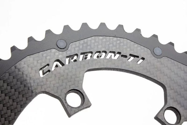 Carbon-Ti X-CarboRing BCD130x5 碳纖維公路車齒片