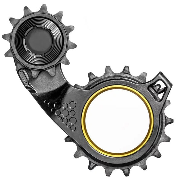 AbsoluteBlack HOLLOWcage® OSPW碳纖維超大後導輪組 【SRAM ETAP AXS】