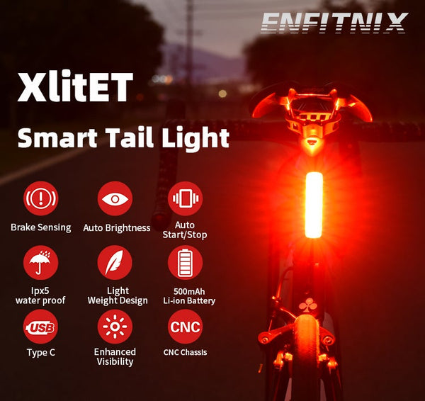 Enfitnix XlitET智慧自行車尾燈