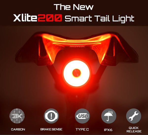 Enfitnix Xlite200 智慧自行車尾燈